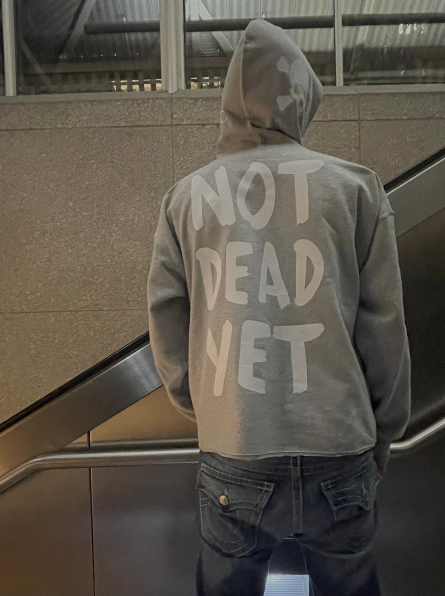 NOT DEAD YET - GREY/WHITE